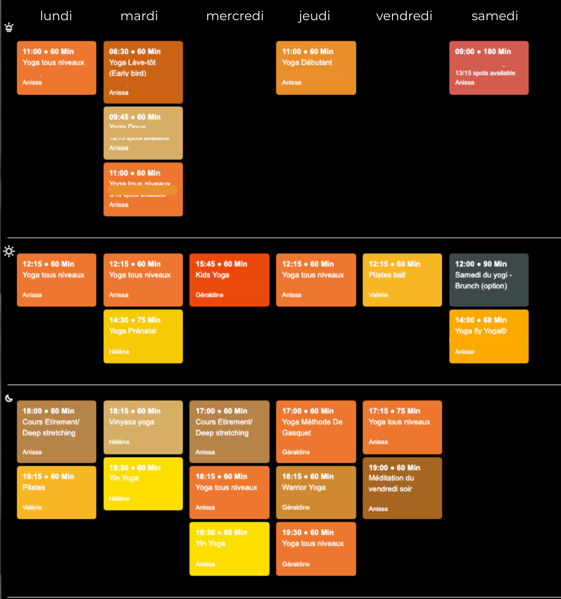 planning Ayama Yoga