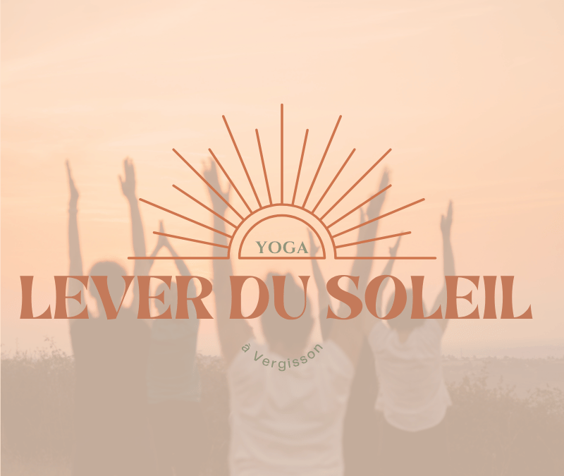 Lever du soleil à Vergisson YOGA