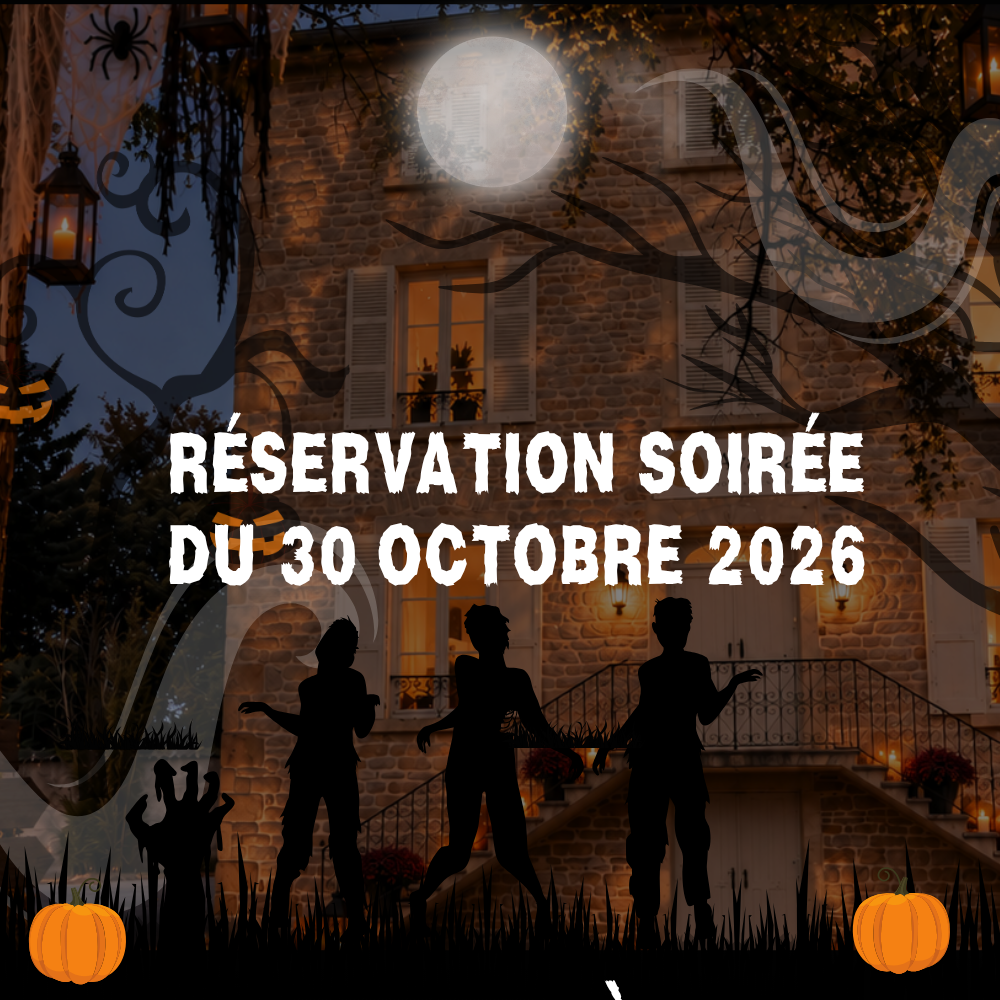 Halloween solidaire — Réservation soirée du 30 octobre 2026